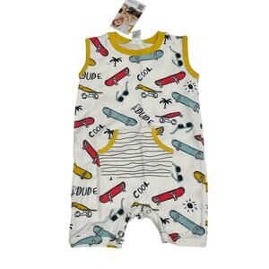 NWT Tesa Babe 3-6M Good Vibes Romper